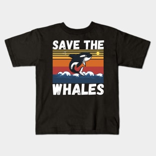 Save The Whales Kids T-Shirt